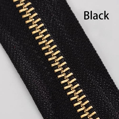No3 Zipper Tape Brass Teeth One Way Zipper Bag Handbag Hand DIY Accessories