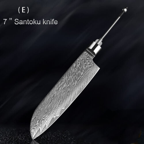 VG10 Damascus Steel Chef Knife Blank Blade Home Hobby Kitchen Knife Material DIY