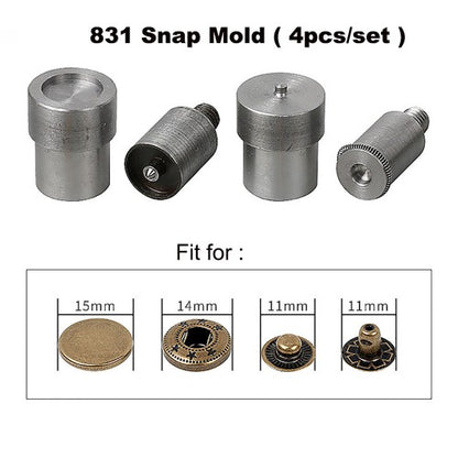 Manual Button Installation Machine Mute Stamping Snap Rivets Eyelet Mold Tools