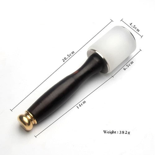 Leather craft Wooden Handle Carving Mallet DIY Stamping Tool Hammer Multi Size