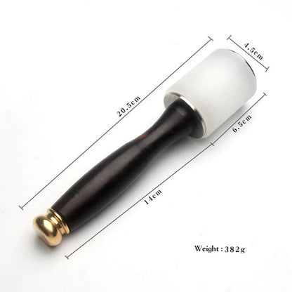 Leather craft Wooden Handle Carving Mallet DIY Stamping Tool Hammer Multi Size