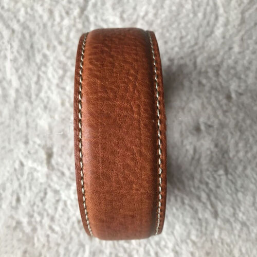 Full Grain Bison Vegetable Tanned Leather Belt Blank Material Hand Craft DIY