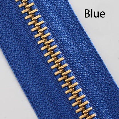 YKK No5 Zipper Tape Brass Teeth One Way Zipper Bag Handbag Hand DIY Accessories