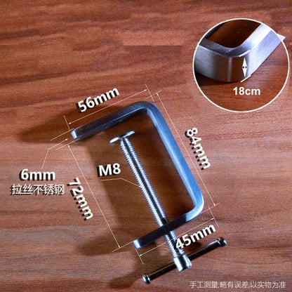 High Quality Stainless Steel G Clamp Leather Craft Woodwork C Joiner DIY Tools