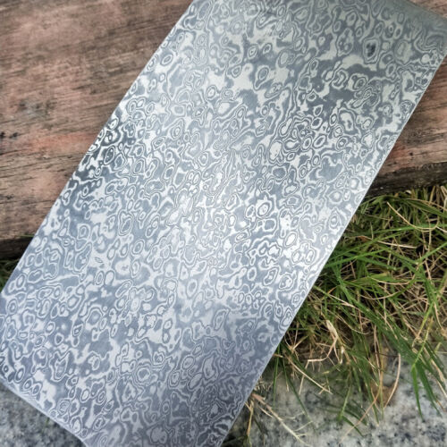 Big Size Damascus Steel Billet Bar Blank Making Kitchen Knife Blade Diy Material