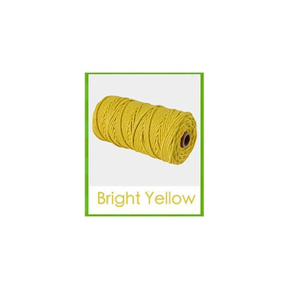 3mm Colorful Cotton Cord Twisted Macrame Rope Handmade Craft String Textile Diy