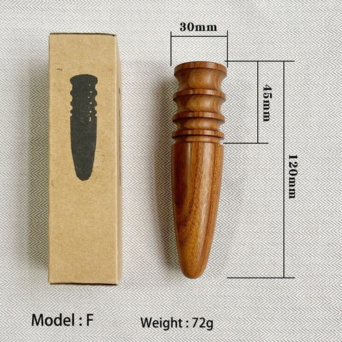 Blackwood Rosewood Edge Burnisher Multi-Size Grooves for Leathercraft Finishing