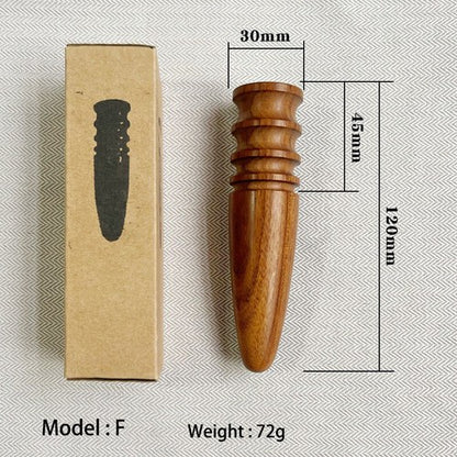 Blackwood Rosewood Edge Burnisher Multi-Size Grooves for Leathercraft Finishing