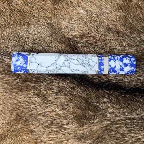 Japanese Style Octagonal Marble Material Handle Making Chief Knife Accessory