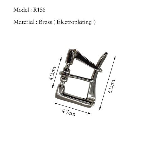 Solid Brass High End Casual Belt Buckle 40mm Pin Buckle Quick Release Accessory