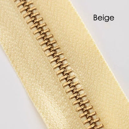 YKK No5 Zipper Tape Brass Teeth One Way Zipper Bag Handbag Hand DIY Accessories