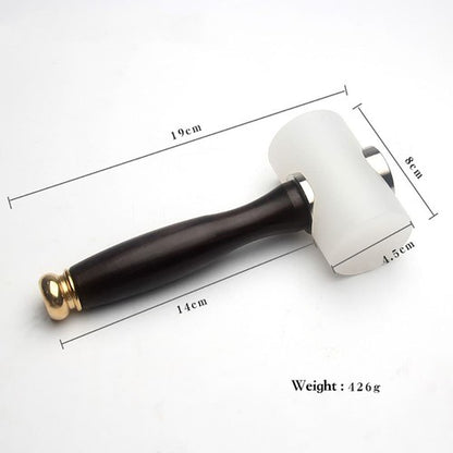 Leather craft Wooden Handle Carving Mallet DIY Stamping Tool Hammer Multi Size