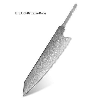 Kitchen Chef Making Knife Blank Blade DIY Tool Home Hobby Damascus Material