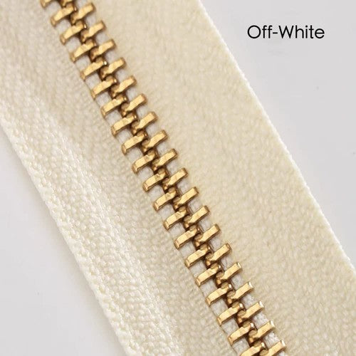 No3 Zipper Tape Brass Teeth One Way Zipper Bag Handbag Hand DIY Accessories