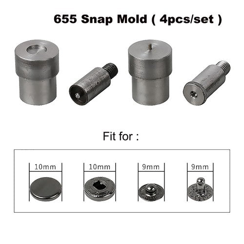 Manual Button Installation Machine Mute Stamping Snap Rivets Eyelet Mold Tools