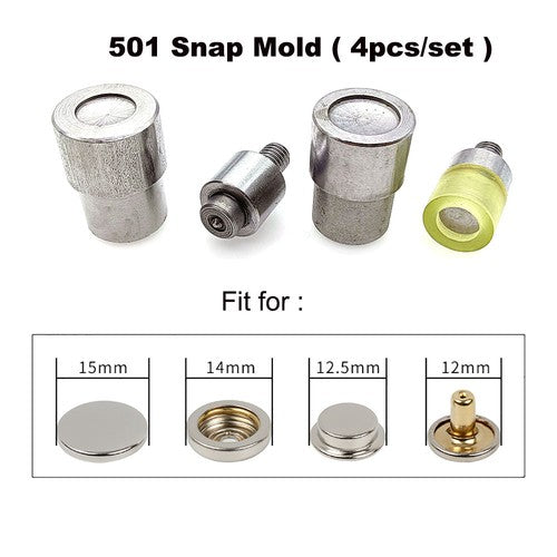 Manual Button Installation Machine Mute Stamping Snap Rivets Eyelet Mold Tools