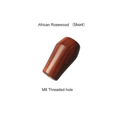 Custom Walnut or African Rosewood Grip DIY Wooden Handle for Espresso Machine