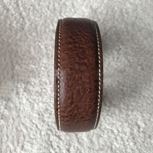 Full Grain Bison Vegetable Tanned Leather Belt Blank Material Hand Craft DIY