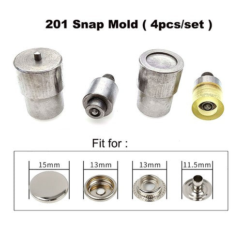 Manual Button Installation Machine Mute Stamping Snap Rivets Eyelet Mold Tools