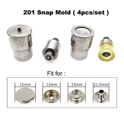 Manual Button Installation Machine Mute Stamping Snap Rivets Eyelet Mold Tools