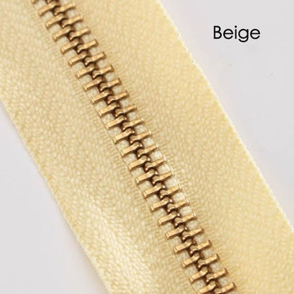 No3 Zipper Tape Brass Teeth One Way Zipper Bag Handbag Hand DIY Accessories