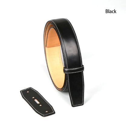 Top Vegetable Tanned Bridle Leather Belt Blank Material Hand Sewing Craft DIY