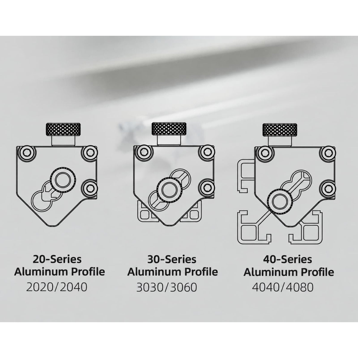 T-Slot Aluminum Extrusion Tapping Guide Jig Hand Tap Locator for 20 30 40 Series
