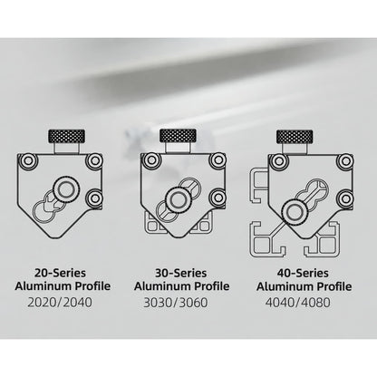 T-Slot Aluminum Extrusion Tapping Guide Jig Hand Tap Locator for 20 30 40 Series