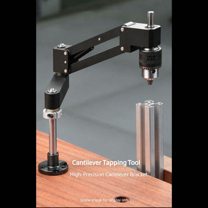 Aluminum Extrusion Cantilever Tapping Jig Drill Guide Vertical Hand Drill Mount