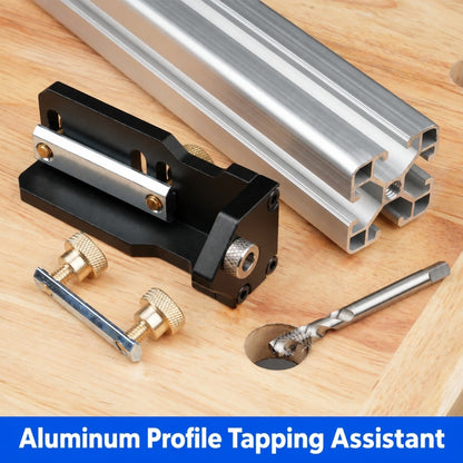 T-Slot Aluminum Extrusion Tapping Guide Jig Hand Tap Locator for 20 30 40 Series