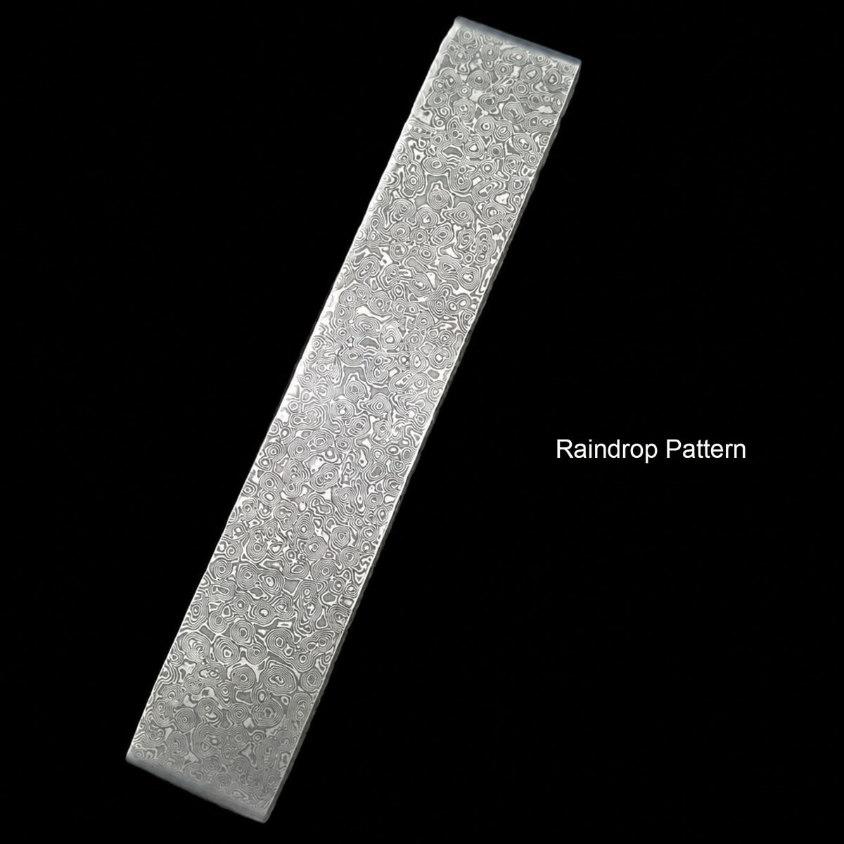 Handmade Damascus Steel Billet 500x50x5mm Pattern-Welded Knife Blade Blank DIY