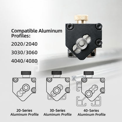 T-Slot Aluminum Extrusion Tapping Guide Jig Hand Tap Locator for 20 30 40 Series