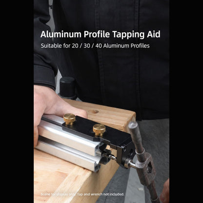 T-Slot Aluminum Extrusion Tapping Guide Jig Hand Tap Locator for 20 30 40 Series