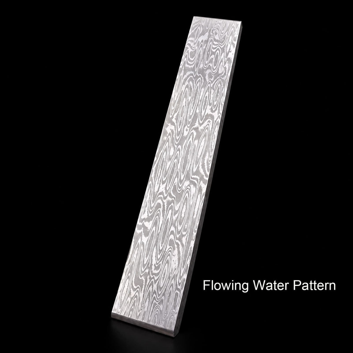 Handmade Damascus Steel Billet 500x50x5mm Pattern-Welded Knife Blade Blank DIY