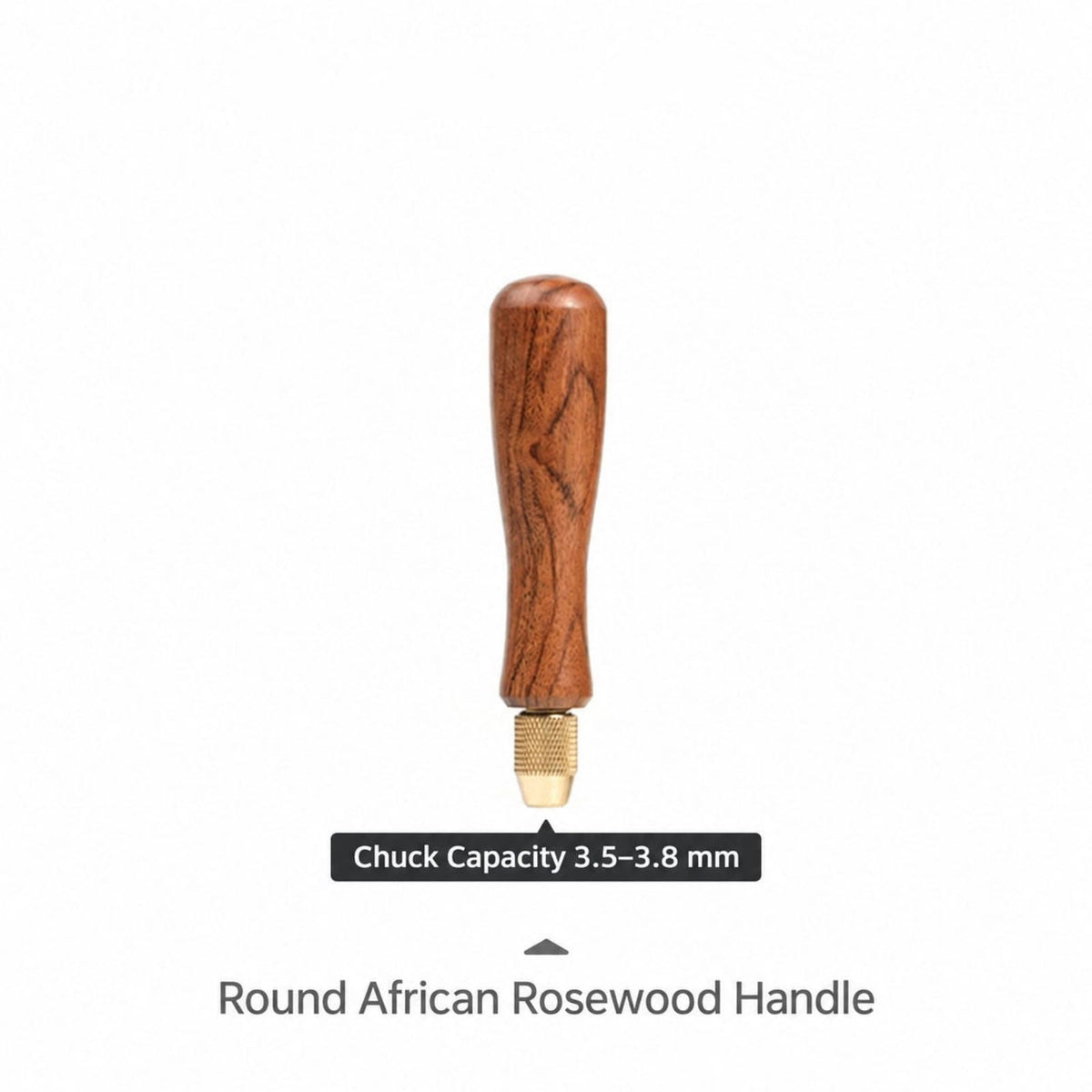 Titanium-Coated Diamond File with Solid Wood Handle for Metal Glass Stone