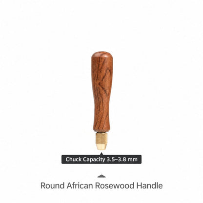Titanium-Coated Diamond File with Solid Wood Handle for Metal Glass Stone