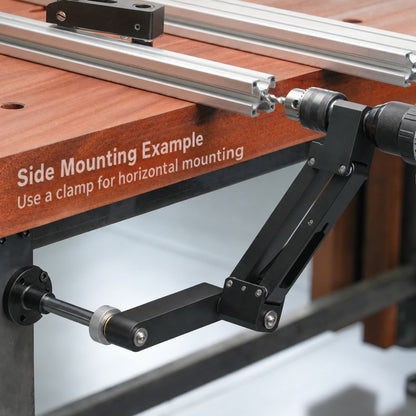 Aluminum Extrusion Cantilever Tapping Jig Drill Guide Vertical Hand Drill Mount