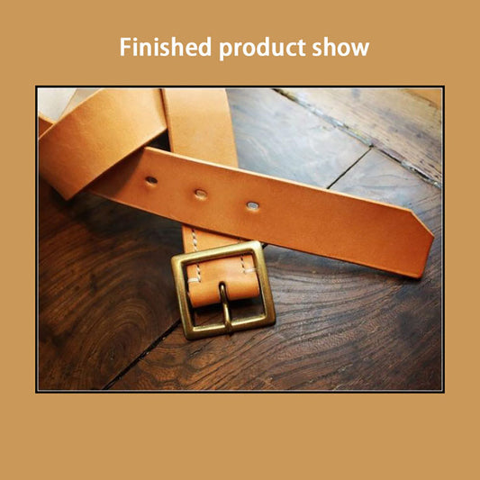Fashion Solid Brass Pin Belt Buckle for Men Women Leatherwork craft DIY 40mm