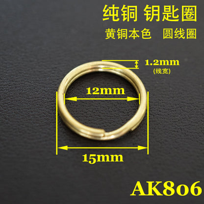 ITEM DESCRIPTION   Brand new and High quality Material: Solid brass Size: see picture  Welcome Wholesale    Package Included:   10pcs