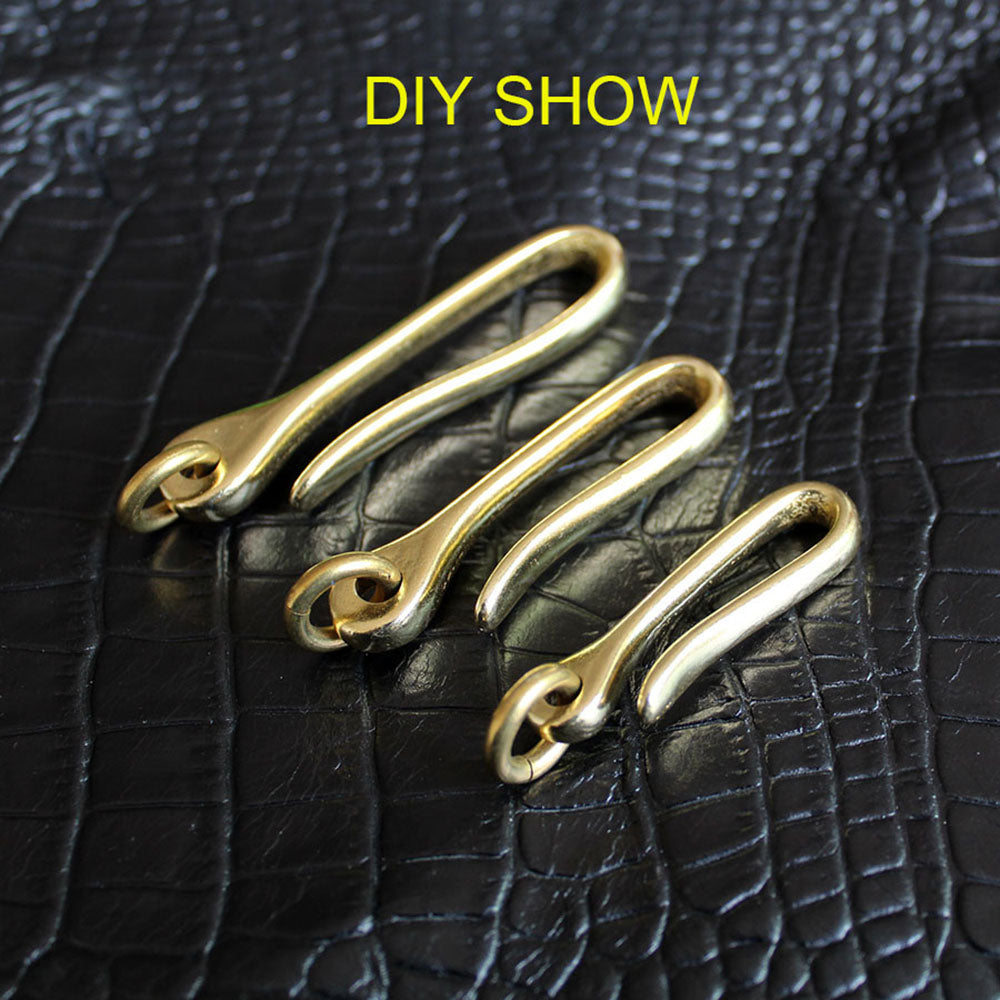 10 X Brass Jump O Rings Connectors Key Chain LeatherCraft Luggage Accessor DIY