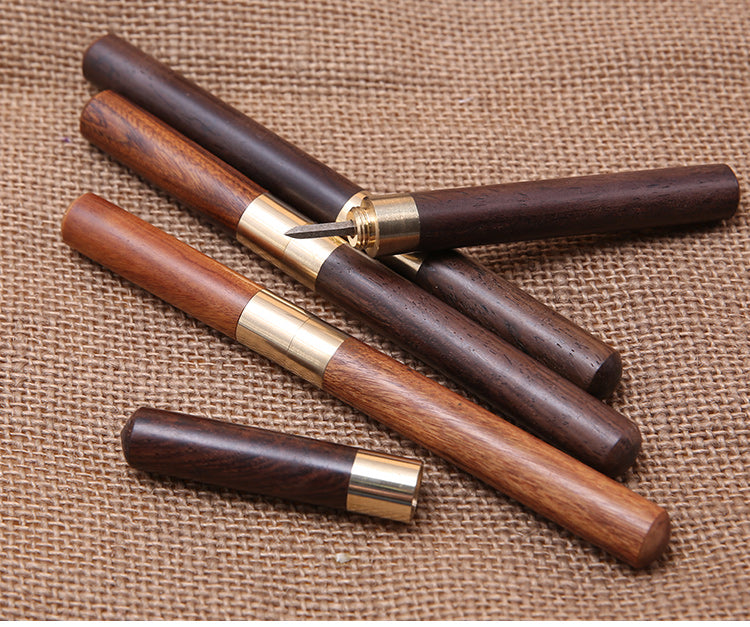 Sandalwood Leather Craft Sewing Kit Diamond Awl DIY Tool 3mm 4mm 5mm 6mm