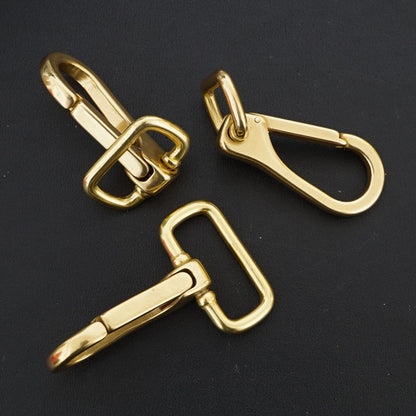 Solid BRASS Rotatable Fastener LeatherCraft Luggage Accessor Bag DIY Parts