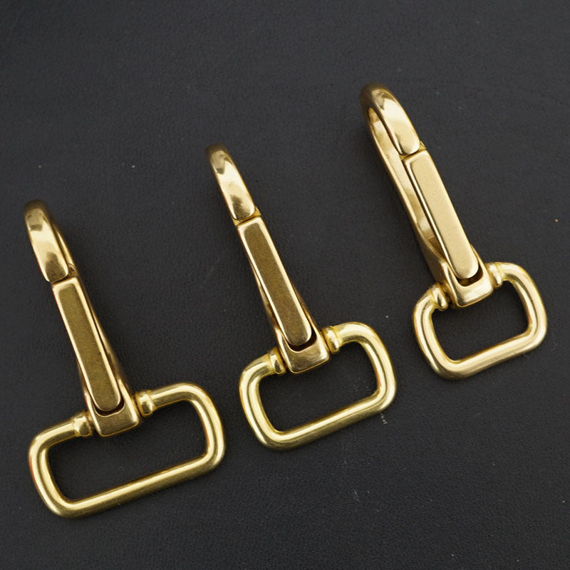 Solid BRASS Rotatable Fastener LeatherCraft Luggage Accessor Bag DIY Parts