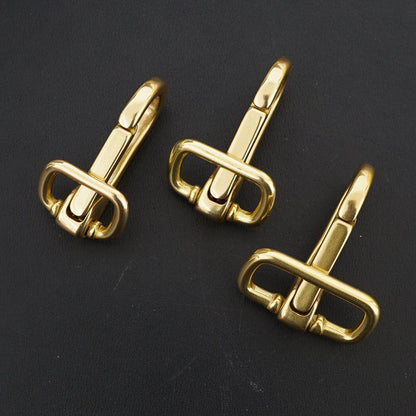 Solid BRASS Rotatable Fastener LeatherCraft Luggage Accessor Bag DIY Parts