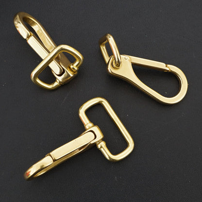 Solid BRASS Rotatable Fastener LeatherCraft Luggage Accessor Bag DIY Parts