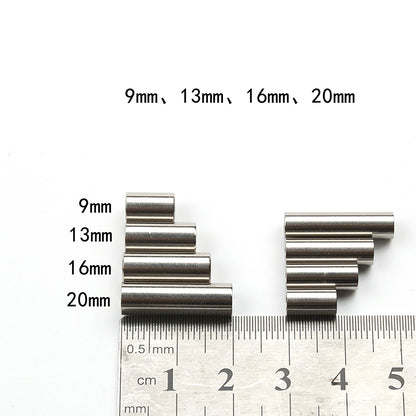 10pcs 5/6MM Steel Fasteners M4 Screw Tube Rod For Making Knfie Handle Fix Diy