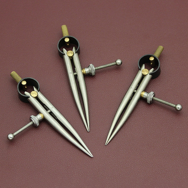 Leather Craft Adjustable Wing Divider Spacing Compass Precision Drawin ...