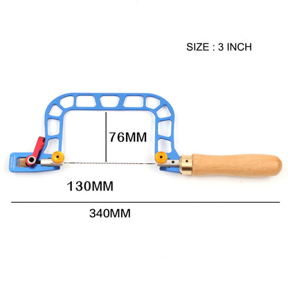 Manual Hand Fret Wire Spiral Saw for Handmade Woodworking Handcrafts Tools