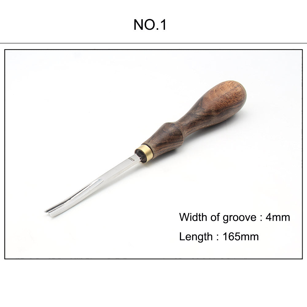 Professional Leather Craft Wide Edger Skiving Bevelers Trimming Tool Sandalwood