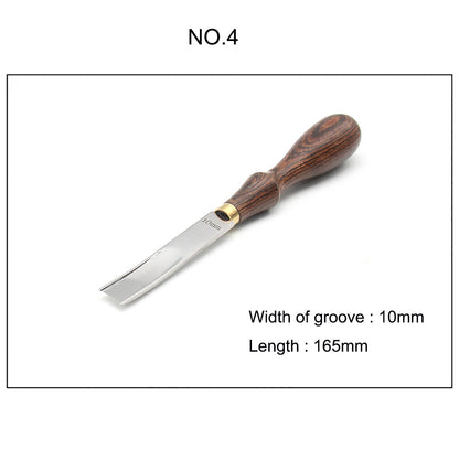 Professional Leather Craft Wide Edger Skiving Bevelers Trimming Tool Sandalwood